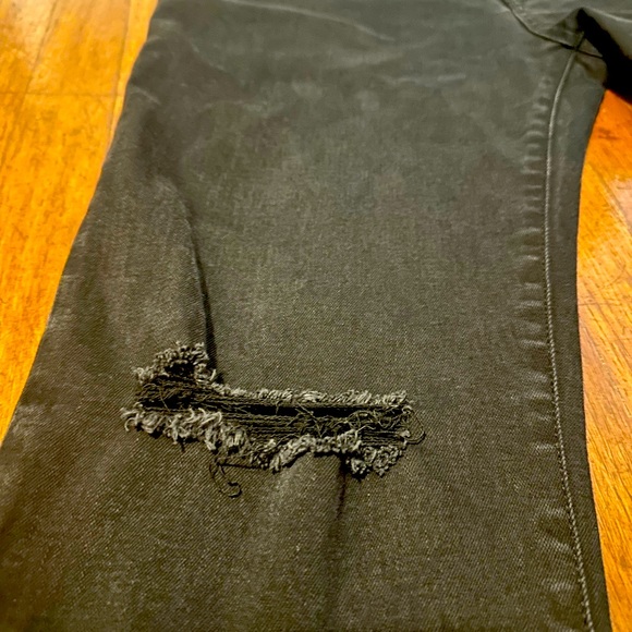 Saint Laurent Distressed Black Denim Jeans (Hedi Slimane Era) w/ Gift Packaging - Picture 4 of 9